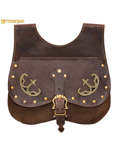 Medieval bag, fanny pack type, in...