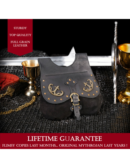 Medieval bag, fanny pack type, in...