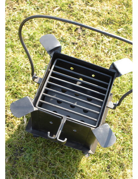 Medieval barbecue and grill for...