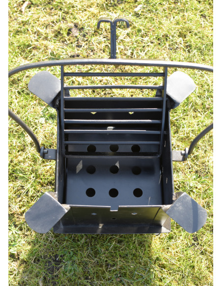 Medieval barbecue and grill for...