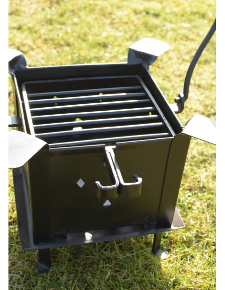 Medieval barbecue and grill for...