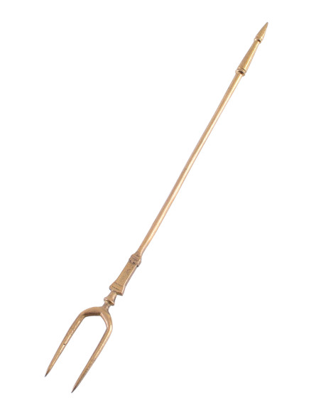Brass two-pronged Roman fork (13.5 cm.)
