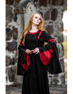 Medieval dress Isolde, with hood 2