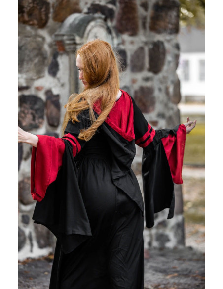 Medieval dress Isolde, with hood