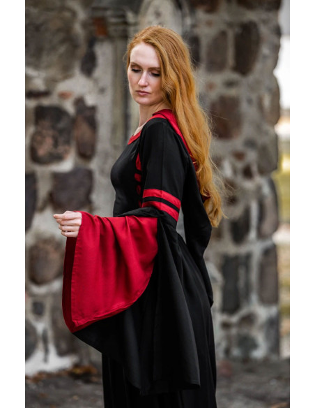 Medieval dress Isolde, with hood