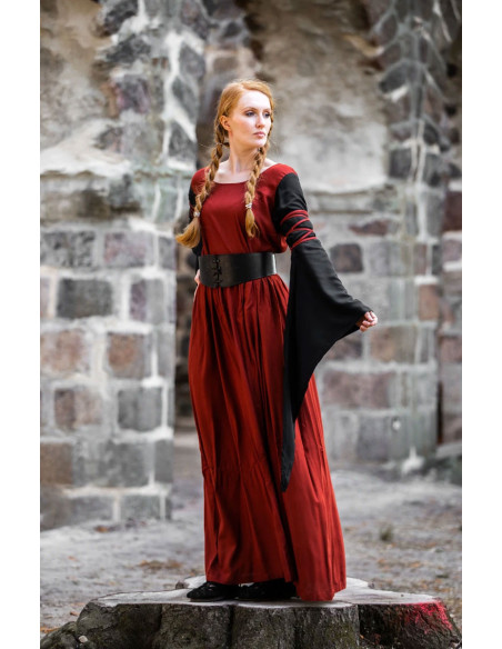 Dorell model red-black medieval dress