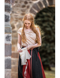 Medieval sleeveless blouse Adele, natural white 2