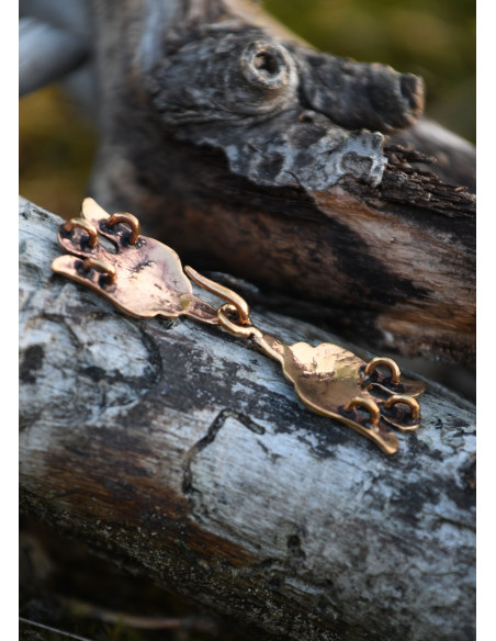 Viking Hugin and Munin cape brooch,... Viking Hugin and Munin cape brooch,...