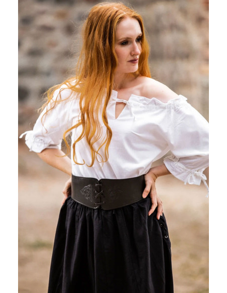 Medieval blouse for women, white Medieval blouse for women, white