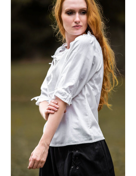 Medieval blouse for women, white Medieval blouse for women, white