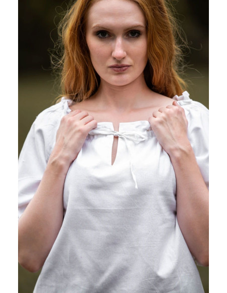 Medieval blouse for women, white Medieval blouse for women, white