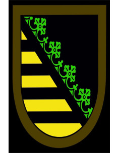 Medieval yellow-green banner