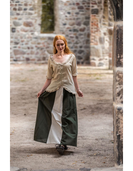 Medieval skirt Diana model, natural...