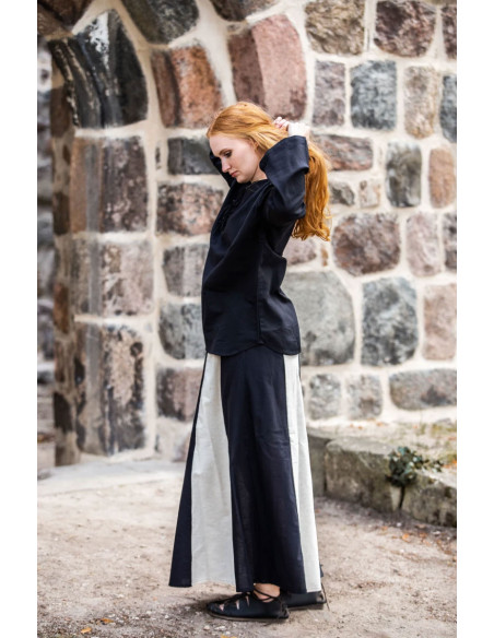 Medieval skirt Diana model, black-white Medieval skirt Diana model, black-white