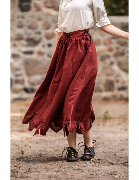 Medieval skirt with embroidery model...
