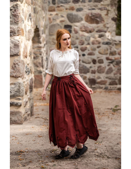 Medieval skirt with embroidery model...