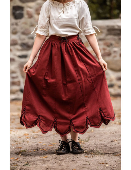 Medieval skirt with embroidery model...