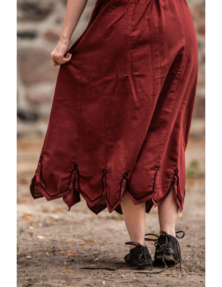 Medieval skirt with embroidery model...