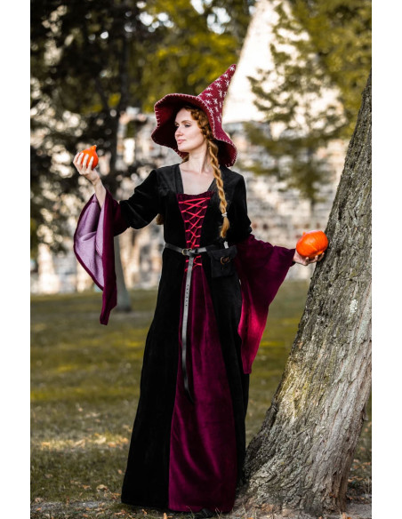 Star model witch hat, red color Star model witch hat, red color