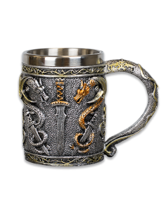 Resin Dragon Sword Mug (14 x 8,5 x 11 cm)