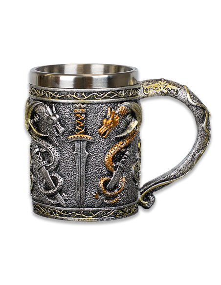 Resin Dragon Sword Mug (14 x 8,5 x 11...