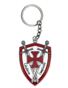 Knights Templar Crossed Swords Key Chain
