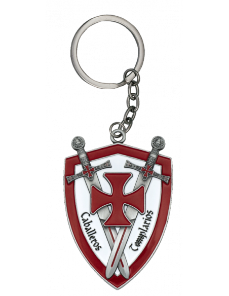 Knights Templar Crossed Swords Key Chain