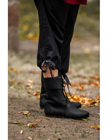 Vincent pirate pants, black color