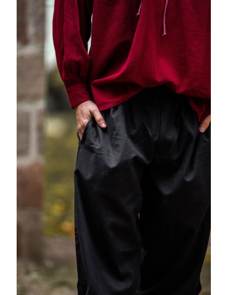 Vincent pirate pants, black color