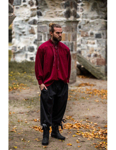 Vincent pirate pants, black color