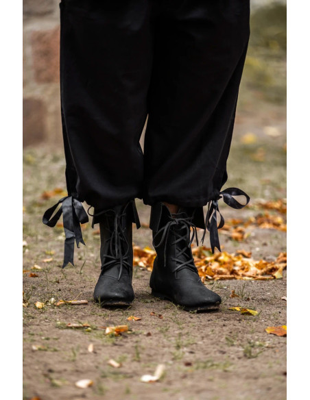 Vincent pirate pants, black color