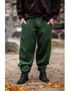 Soft green medieval pants 2