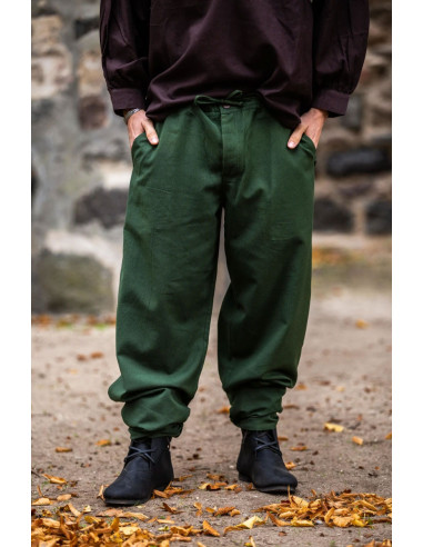 Soft green medieval pants ⚔️ Medieval Shop