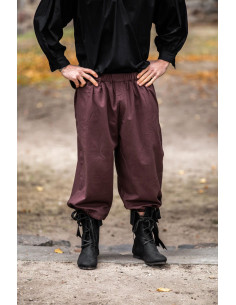 Vincent pirate pants, brown color