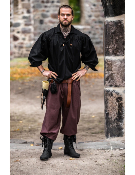 Vincent pirate pants, brown color