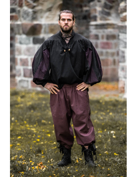 Vincent pirate pants, brown color