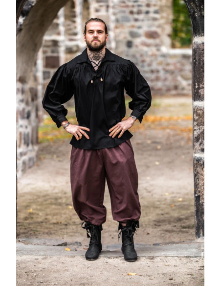Vincent pirate pants, brown color