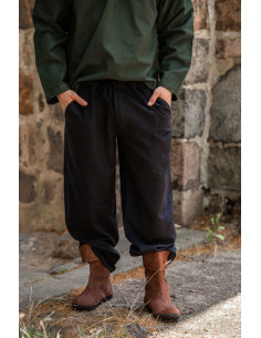 Dirk medieval pants, black color