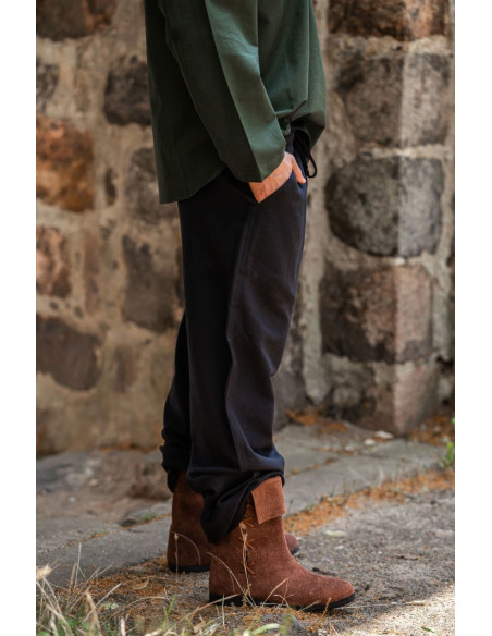 Dirk medieval pants, black color
