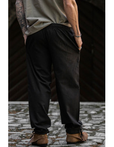 Arvo medieval pants, black color 2