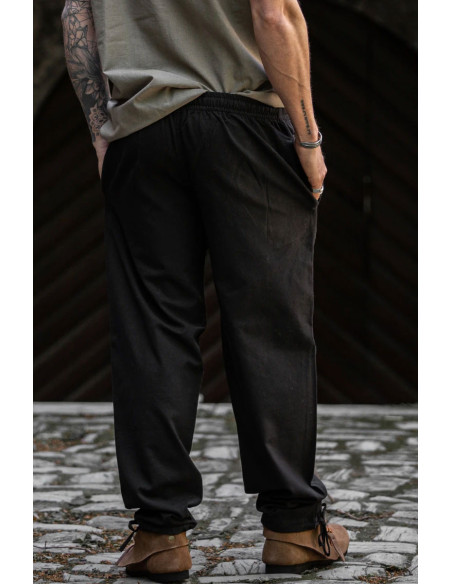 Arvo medieval pants, black color