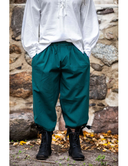 Vincent pirate pants, green color