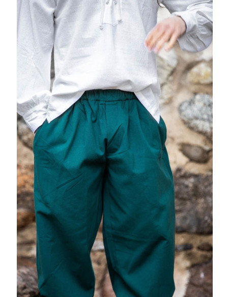 Vincent pirate pants, green color