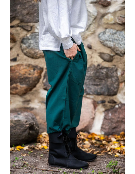 Vincent pirate pants, green color