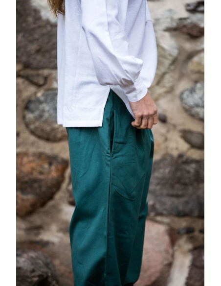 Vincent pirate pants, green color