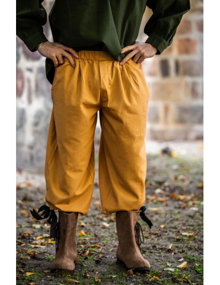 Vincent pirate pants, honey brown color