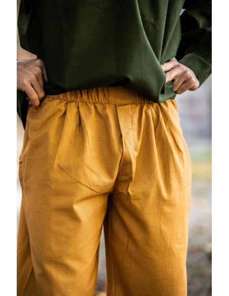 Vincent pirate pants, honey brown color