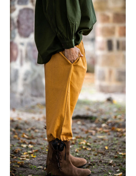 Vincent pirate pants, honey brown color
