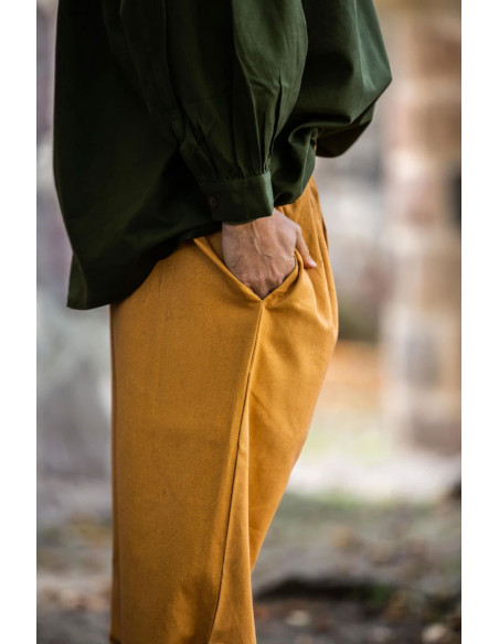 Vincent pirate pants, honey brown color