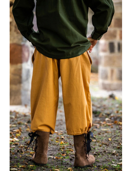 Vincent pirate pants, honey brown color